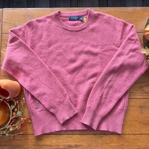 RL Rust Crew Neck Sweater